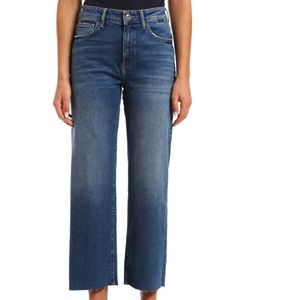 NWT Mavi Romee high rise wide leg crop jeans